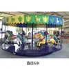 Silla giratoria exterior para niños de jardín de infantes, carrusel eléctrico grande de fibra de vidrio, camión de madera, caballo de madera, equipo de parque de atracciones