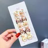 Gomas para el pelo de color café con leche de dibujos animados para niñas, Diademas para bebé, Gomas elásticas, Accesorios para el pelo, Gomas para el pelo de bebé, Seguras y sin marcas