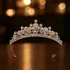 Corona de Novia Tocados Accesorios para Vestido Banquete Princesa Fiesta de Graduación Accesorios para el Cabello Corona de Actuación para Niña Diadema de Regalo de Cumpleaños