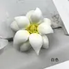 Flor Artificial Textura Eva Cabeza de Magnolia Material para Pasador DIY Accesorio para el Cabello Flor para Salón de Bodas Pared de Flores Adorno de Arreglo Floral