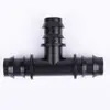 16 20PE Conexões para Tubos Irrigação por Gotejamento Conector Reto com Barbante Cotovelo Rolamento Cotovelo com Barbante Aspersor de Estufa Tê Positiva Plug