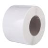 Rollo de Pegatina Adhesiva Térmica, Blanco, Impresión de Alta Definición, Calidad Estable, No se Atasca Fácilmente, Escritura Clara, Fábrica de Papel para Etiquetas