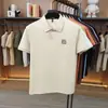 Camiseta tipo polo de malla elástica de algodón de fibra larga Leishibert Xinjiang para hombre, manga corta, transpirable para verano, sin planchar, de manga corta
