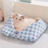 Cama para Gato Primavera/Verão 2026 Tapete Portátil Removível para Gato Almofada de Dormir Ninho de Gato Tapete para Pet Uso Duplo Cama para Cachorro Ninho de Cachorro Fábrica