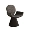 Silla de maquillaje de lujo para habitación de niñas, taburete de maquillaje estilo vintage con respaldo, silla giratoria para tocador para vestidor