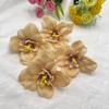 Ponto 8cm Grande Flor de Andorinha Cabeça de Flor Orquídea Coração Artificial Guirlanda DIY Adorno de Cabeça Acessórios de Cabelo Xishuangbanna Flor
