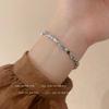 Pulsera Ola Azul Nueva 2024 Lujo Ligero para Mujer Pulsera Estilo Cool Ins Diseño Nicho Venta al por Mayor