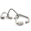 Anillo de conexión rápida de acero inoxidable 304, anillo de conexión, hebilla de pista, hebilla de eslabón, hebilla de cadena de montañismo, cerradura triangular Meilong