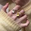 Anillo de mariposa con diseño de nicho, estilo chino, estilo nacional, para mujer, moderno, dulce, único, dorado y plateado.