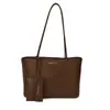 Bolsa Grande de Tecido Simples Moda Retrô Novo Estilo Bolsa de Ombro Único 2026 Outono Bolsa Tote Feminina