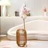 Cavalo de Equitação Musical Criativo para Crianças com Rodinhas para Patinar Presente de Feriado Infantil Boneca de Pelúcia Pônei Realista de Mancha