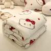 Manta de Veludo Leite com Estampa de Desenho Animado, Lavável à Máquina, Manta de Ar Condicionado, Manta de Sofá, Manta de Escritório, Manta para Todas as Estações para Uso Doméstico
