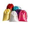 Bolsa de Regalo con Cordón Transfronteriza, Almacenamiento Suave para Mascarilla de Ojos, Pantalones con Bolsillo de Solapa con Cordón a Prueba de Polvo, Accesorios de Joyería, Bolsa Pequeña de Tela con Logo Impreso