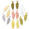 7 colores pequeño pluma aleación joyería accesorios colgante diy pulsera collar colgante fábrica directa D333