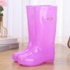 Sapatos Transparentes de Gelatina Impermeáveis para Uso Externo Cozinha de Trabalho Pisando em Água Galochas Femininas Antiderrapantes Confortáveis Sapatos de Borracha Galochas