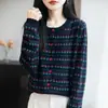 Cardigan Tricô Jacquard Ilha Francesa Transfronteiriço Feminino Jaqueta Curta Suéter 2026 Novo Tricô Fino Outerwear Fino Pequeno Top