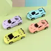 Coche deportivo de cuatro colores de fricción modelo de coche de simulación coche de carreras pequeño macarrón TikTok mano rápida transmisión en vivo Regalo Juguete de bolsillo
