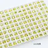 Rinestones Geométricos en Forma de Corazón para Uñas Dongzhou 6*5.3mm Accesorios para Pendientes DIY Corazón de Melocotón Brillante Decoraciones de Uñas Portátiles