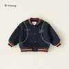 Chaqueta para Niños, Chaqueta de Béisbol para Niños Pequeños, Ropa Deportiva Casual para Niños, Top para Niñas con Cuello Alto, Elegante Conjunto de Otoño 2026