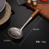 Espátula de aço inoxidável colher de sopa coador pá de fritar colher de arroz pá de cozinha doméstica utensílios de cozinha conjunto de utensílios de cozinha