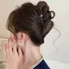 Nuevo Pinza de Garra para Perro Retro Linda Estilo Francés con un Toque de Alta Gama, Pinza Tiburón Elegante para Moño en la Parte Trasera de la Cabeza, Accesorio de Moda para el Cabello para Mujeres