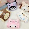 Colgante de peluche de dibujos animados, accesorios de Sanrio, sombrero, bufanda, guantes, accesorios, tocado, broche de muñeca, accesorios de ropa