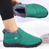Zapatos de Algodón para Parejas, Zapatos de Mujer de Talla Grande, Botas de Nieve Transfronterizas a Prueba de Frío, Botines Cortos Gruesos de Terciopelo, Botas de Algodón de Corte Bajo Cálidas y de Suela Blanda