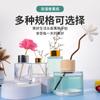 Frasco de aromaterapia cilíndrico 100ml Frasco de óleo essencial de perfume de alta qualidade 50ml Carro doméstico Ornamentos de frasco de aromaterapia sem fogo Boca de seda