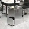 Armário de Ferramentas para Barbearia Armário de Ferramentas para Cabeleireiro em Aço Inoxidável Mesa de Ferramentas para Salão Armário de Armazenamento com Gavetas