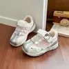 Zapatos para Niños Zapatos Deportivos para Niñas 2026 Otoño Nuevas Llegadas Zapatos Casuales Plateados para Niños Niña Dibujos Animados Princesa Zapatos de Argán