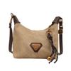 Bolsa de comércio exterior feminina 2025 nova bolsa de ombro transversal portátil estilista all-match fashion bolsa de bolinho vintage viajante