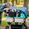 La Bolsa Colgante para Almacenamiento de Pañales y Botellas de Coche Más Vendida de Amazon Bolsa Colgante para Almacenamiento de Cochecito de Bebé Bolsa de Almacenamiento para Cochecito Doble