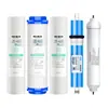 Elemento de Filtro Microl de 10 pulgadas Purificador de Agua para el Hogar Accesorios Universales Algodón PP Carbón Activado Membrana de Ósmosis Inversa RO Posterior T33
