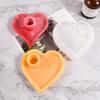 Zongbo DIY Porta-Velas Aromaterapia Gota de Cristal Porta-Velas Redondo Estéreo Amor Molde de Silicone Atacado