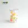 400ml Transparente Pet Lata Redonda Lata de Comida Garrafa Plástica Lata Plástica Lata para Lanche de Nozes Chá Aromatizado Embalagem de Lata