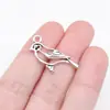 27X11Mm 0.9g Multicolores Accesorios de Joyería DIY Hecho a Mano Animal Volador Pájaro Colgante