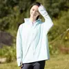 Algumas Roupas de Proteção Solar Banana Femininas Proteção UV para Exterior Soltas Jaqueta Top de Proteção Solar Roupas de Proteção Solar Masculinas Roupas de Proteção Solar de Seda de Gelo