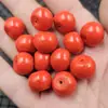 Ábaco de pino rojo optimizado, cuentas de piedra, imitación de jade, cuentas sueltas, hebilla de jade sangre de pollo, cuentas espaciadoras, accesorios para pulseras, cuentas