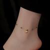 Colar de esmeralda leve, nicho de luxo, vintage, banhado a ouro, pingente 18k, feminino, design sofisticado, elegante, corrente de clavícula