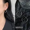 Pendientes Mujer 2023 Nuevo de Moda Círculo Grande Aro de Oreja Aro de Oreja Temperamento Europeo y Americano Nicho Sentido de Alta Gama Celebridad de Internet Joyería para Orejas Versátil