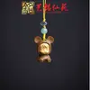 Pingente de Corrente para Celular Sapo de Madeira Arco-Íris Yiming Xianyuan Sandália Criativa de Sândalo Animal Desenho Animado Sapo Ornamento