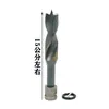 Llave de impacto taladro broca abridor de agujeros para carpintería plantilla taladro ladrillo hueco varilla de extensión para taladrado taladro de torsión para taladrado de tablero de madera