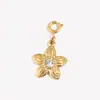 Estilo Cruzado Europeo y Americano Ins Golondrina Cola de Pez Corazón Personalizado Mariposa Colgante Acero Inoxidable Chapado en Oro de 18K Accesorio Colgante Pequeño para Mujer