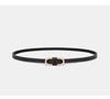 [Comercio electrónico de moda] Cinturón de mujer, cinturón casual de moda, cinturón de mujer con decoración, cinturón fino que combina con todo, cinturón de mujer