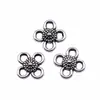 8x 8mm 0.4g multicolor retro DIY aleación accesorios conector conector de flor