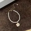 Conjunto de Collar y Pulsera de Perlas Camelia de Lujo para Mujer - Joyería de Perlas de Cristal de Alta Calidad
