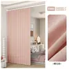 Cortina de Ducha Cortina Plegable Puerta Corredera Cocina Baño Puerta Divisoria Impermeable Baño Puerta Corredera Invisible Cortina Divisoria sin Taladro