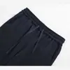 Verano Nuevo Hombres Delgado Algodón de Cáñamo Borde de Felpa Suave Pantalones de Chándal Casual Versátil Fsy60181