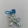 Cadena para Teléfono Móvil de Dibujos Animados, Llavero de Burbujas con Perro, Accesorios DIY para Funda de Teléfono Móvil, Colgante para Bolso de Cadena con Corazón de Niña