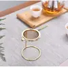Tela de Filtro de Aço Inoxidável Dreno de Chá Tela de Dupla Camada Bico de Pato Tela Dreno de Chá Tela de Filtro Binaural Dreno de Chá Conjunto de Chá Kung Fu Acessórios para Cerimônia do Chá